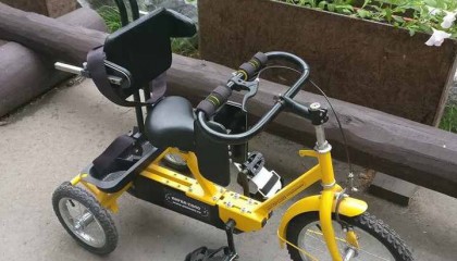 Велосипед для детей с ДЦП появился в Заельцовском парке